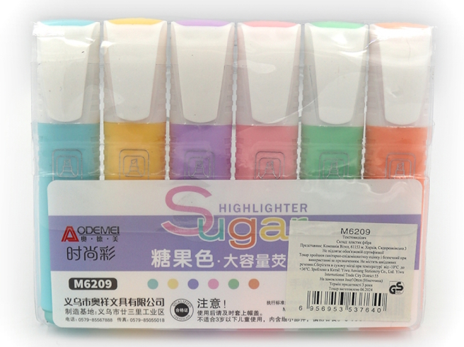 M6209 Набір текстовиділячів 