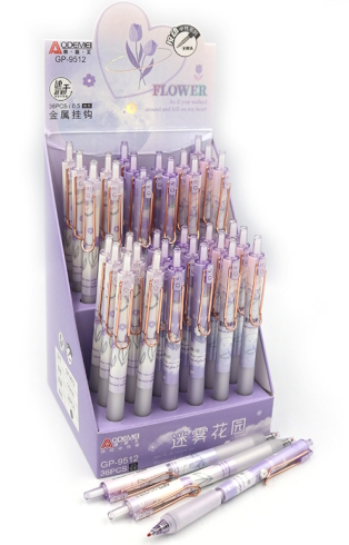 GP-9512 Ручка автомат. гель. Aodemei чорн.