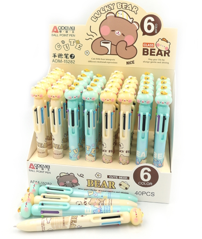 ADM-15282 Ручка дитяча багатобарвна автомат Aodemei 