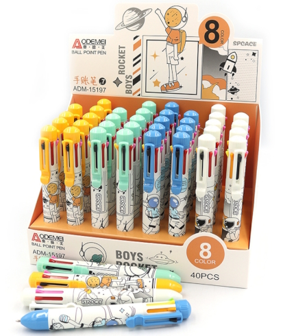 ADM-15197 Ручка дитяча багатобарвна автомат Aodemei 