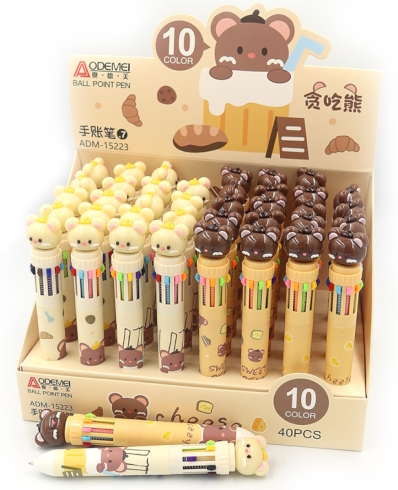 ADM-15223 Ручка дитяча багатобарвна автомат Aodemei 