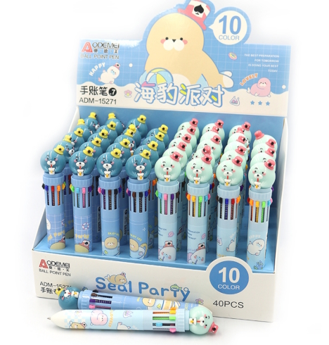 ADM-15271 Ручка дитяча багатобарвна автомат Aodemei 