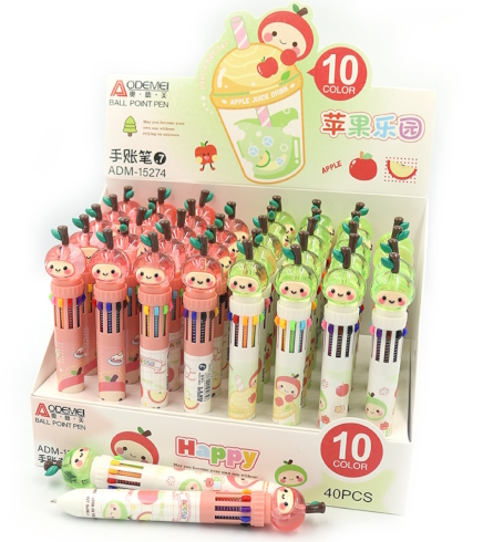 ADM-15274 Ручка дитяча багатобарвна автомат Aodemei 