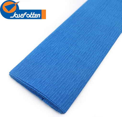 KR110-8008 Креп-папір 110%, темно-блакитний 50*200см, осн.20г/м2, общ.42г/м2