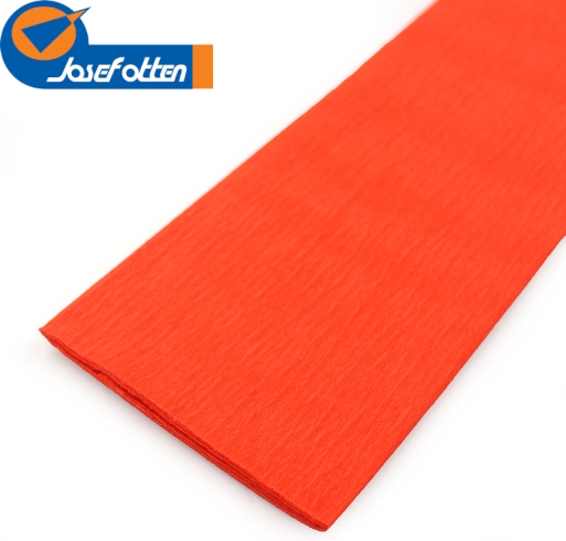 KR110-8024 Креп-папір 110%, темно-померанчевий 50*200см, осн.20г/м2, общ.42г/м2