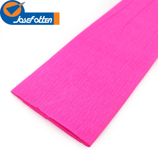 KR35-8006 Креп-папір 35%, яскраво-рожевий 50*200см, осн.20г/м2, общ.27г/м2