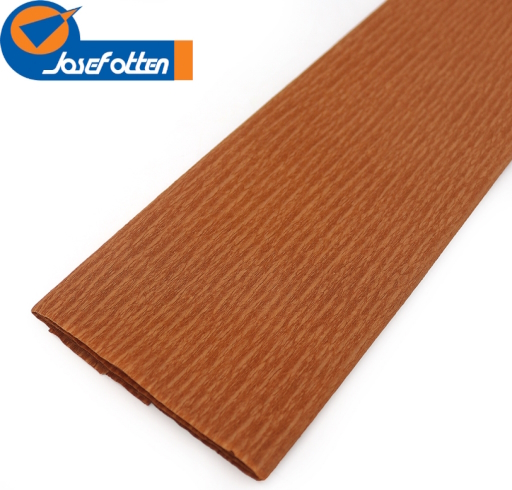 KR35-8043 Креп-папір 35%, коричневий 50*200см, осн.20г/м2, общ.27г/м2