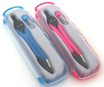 S88002 Циркуль в футлярі 2 предм. (З грифелем), mix5