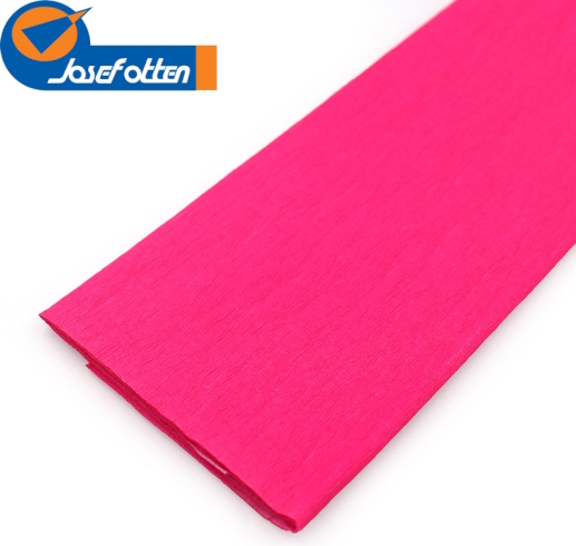KRFL-8094 Креп-папір  30%, флуоресцентний рожевий 50*200см, осн.20г/м2, общ.26г/м2