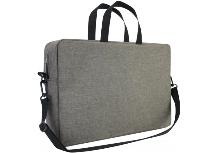 Сумка для документів, текстильна, А4+, графітова, O95239