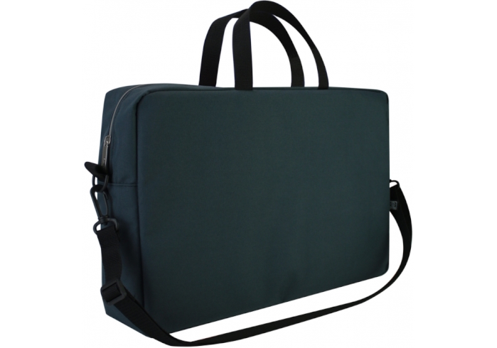 Сумка для документів, текстильна, А4+, темно-сіра, O95245