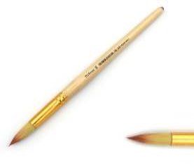 N-10# Пензлики нейлон кругл 23см (ГОСТ рос.№10) (Штрих-код) (інд.упак)