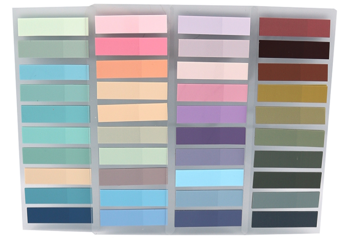 P80-P Пластикові стікери 10кол. 