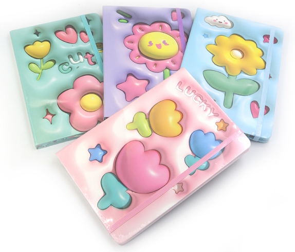 JZ85003 Блокнот об`ємний на резинці