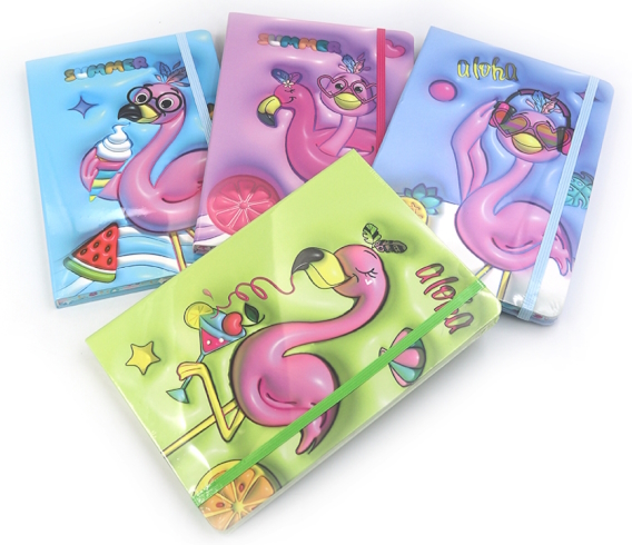 JZ85004 Блокнот об`ємний на резинці