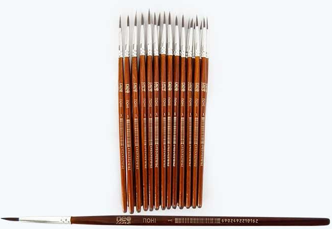 Пензлик круглий поні №1, 2101-CHPR, Neo Line