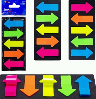 Р06-1 Стікери для нотаток неон 5 кольорів 