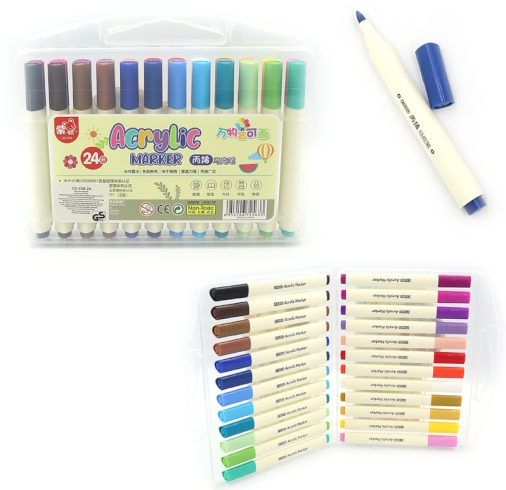 ZS-256-24 Набір акрилових маркерів 