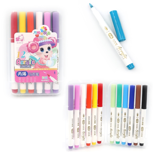 ZS-257-12 Набір акрилових маркерів 