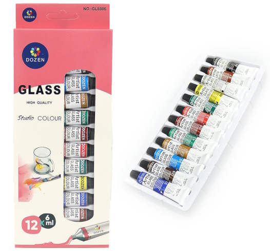 DSCN0694 Фарби для скла Dozen 6мл*12шт.