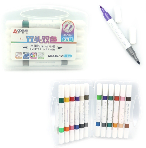 M6146-12 Набір скетчмаркерів акрил. акрил. Aodemei 