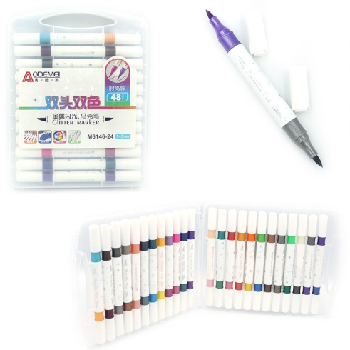 M6146-24 Набір скетчмаркерів акрил. Aodemei 