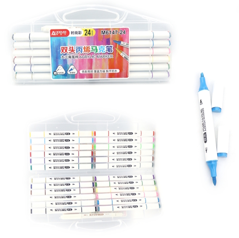 M6147-24 Набір скетчмаркерів акрил. Aodemei 24шт.