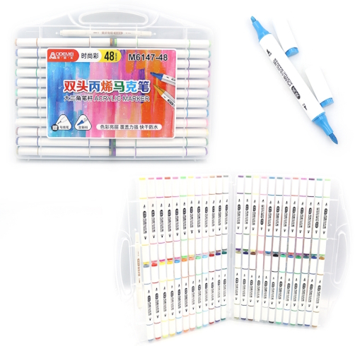 M6147-48 Набір скетчмаркерів акрил. Aodemei 48шт.