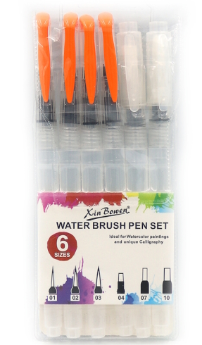 DSCN0354 Набір пензликів з резеруаром 6шт.