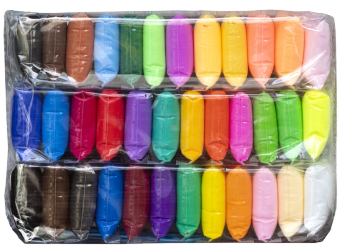 Пластилін повітряний, 36кол. х 7гр. + 3 стеки, 6-422, БАРВ
