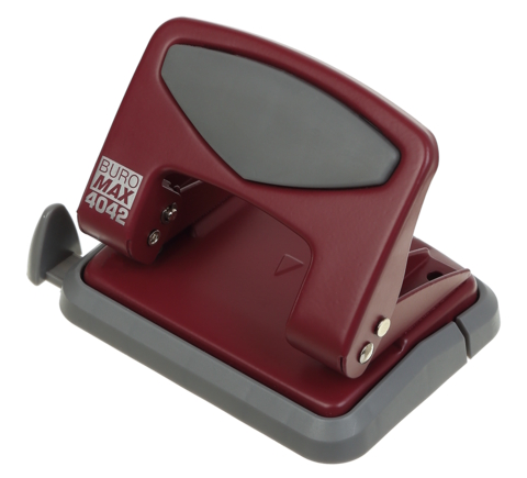 Діркопробивач металевий (до 25 арк.), MORANDI STYLE. бордовий, BM.4042-13