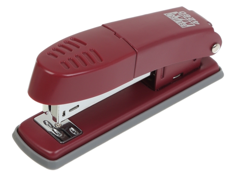 Степлер металевий  до 25 арк.скоби  №24/6; 26/6),MORANDI  STYLE. бордовий, BM.4260-13