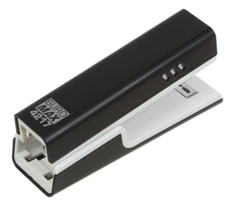 Степлер пластиковий  20арк., (скоби №24; 26), чорний, BM.4217-01