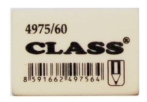Гумка м'яка біла, 4975/60, CLASS