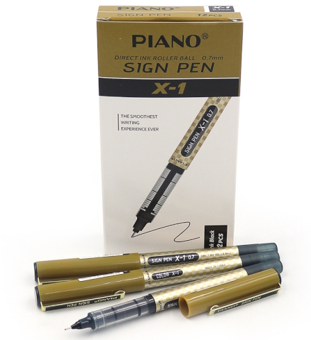 X-1 Роллер Piano 0,7мм, чорн.