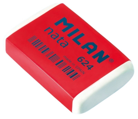 CPM624 Гумка прямокут. біл. 