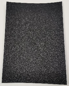 Кольорова ЕВА піна з гліттером (Фоаміран)А4,GL-EVA-1-ADH-015,21х29,7см,1,6 мм 5аркуш.чорний