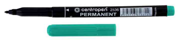 Маркер Permanent 1мм зелений 2536, Centropen