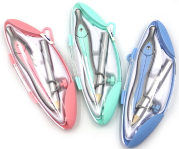 S98002B Циркуль у футлярі з олівцем, mix