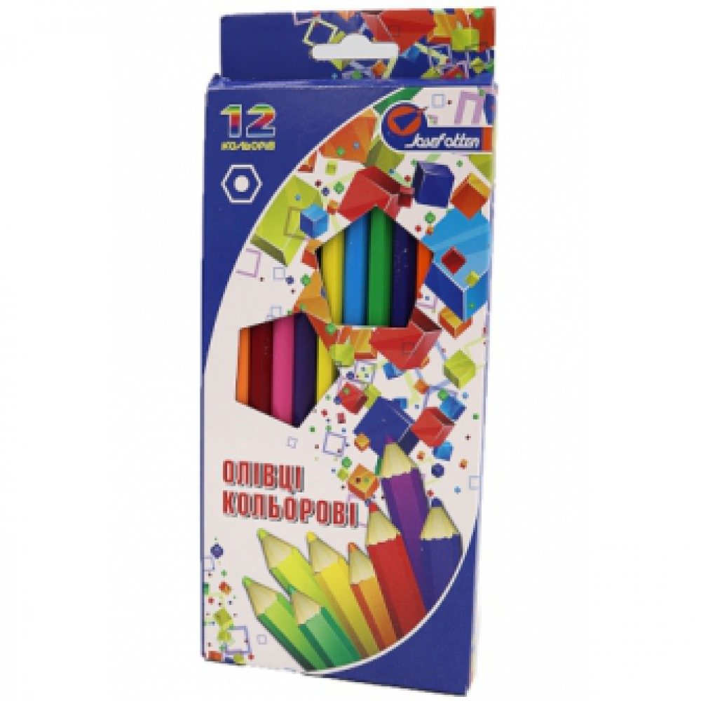 1051QW-12 Олівці пластик. 