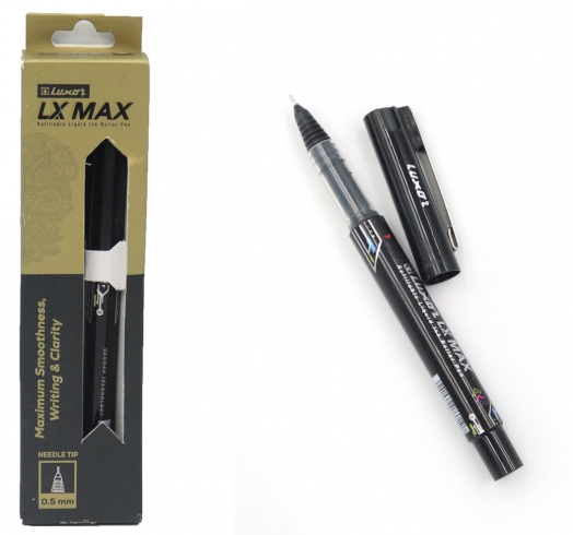 11081 Роллер Luxor LX MAX NEEDLE TIP, чорн..инд.упаковк 1шт/єтик