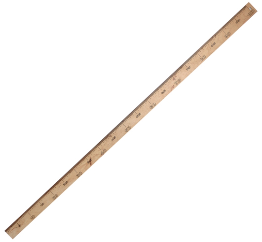 Линейка дер._100см(Люкс-колор) арт.ЛД100