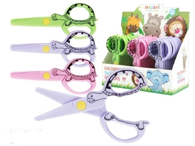 Ножиці дитячі 120 мм, безпечні пластикові леза, пластикові ручки ST 5622