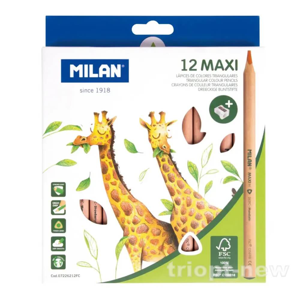 07226212FSC Набір кол.олівців.трикут. ТМ 