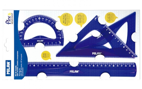 359801 Набор лінійок син. 