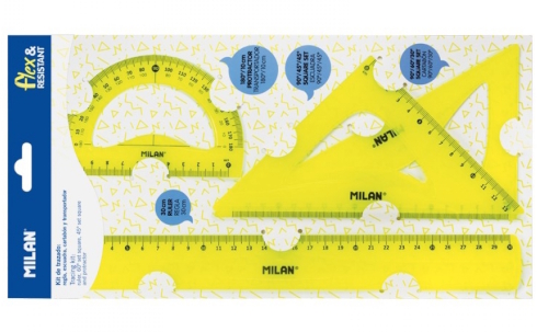 359801Y Набір лінійок жовт. 