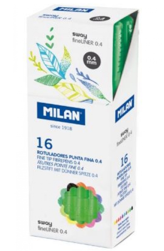 0610041662 Лінер тонкий зел. SWAY fineliner ТМ 