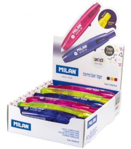 1304912 Коректор стрічковий в дисплеї 12шт. ТМ 