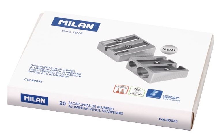 80035 Точилка подвійна алюмінева ТМ 