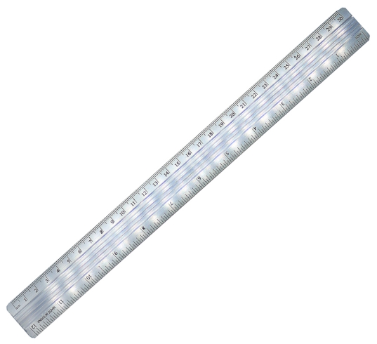 DSCN3115-30 Лінійка алюм. 30см, OPP, 1шт./етик.